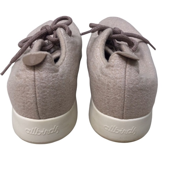 Allbirds Wool Runners Lace Up Sneaker Size 10 Tuke French Fry Tan Women’s - Picture 5 of 10